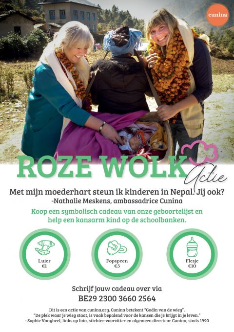 ANDERE Roze wolk affiche ziekenhuizen