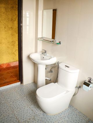 De badkamer