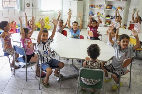 Brazilie kinderen kleuterklas