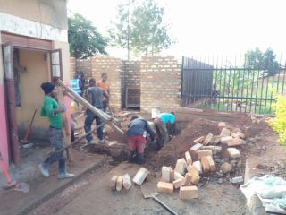 1 bouw sanitaire blok